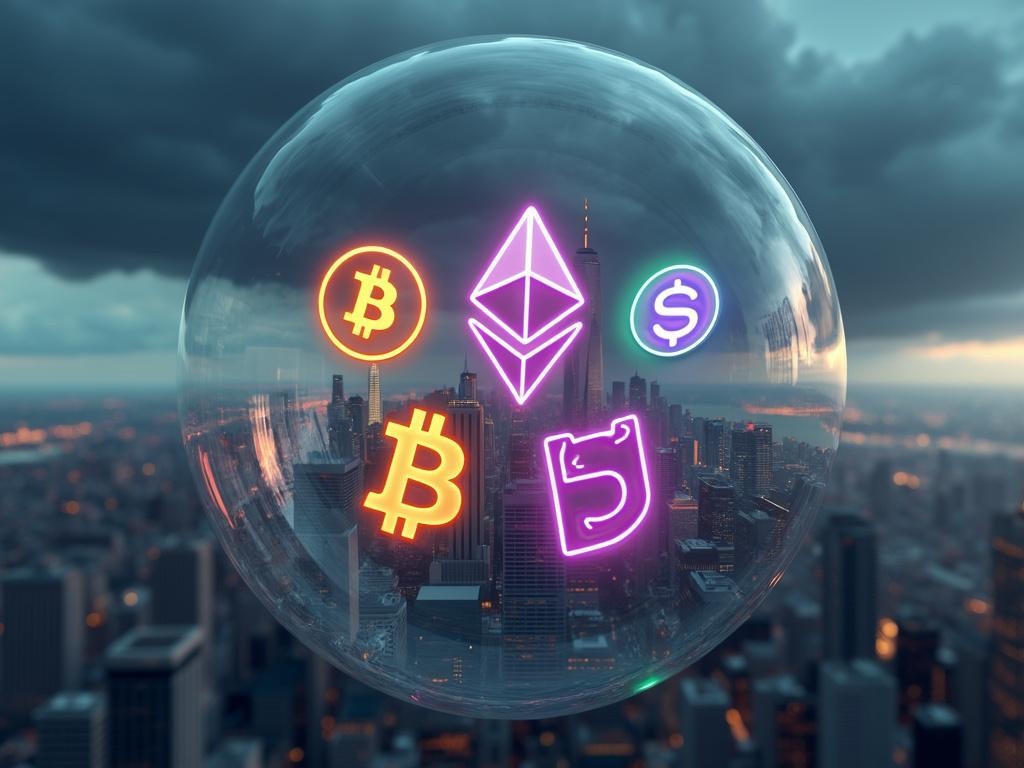 crypto bubble