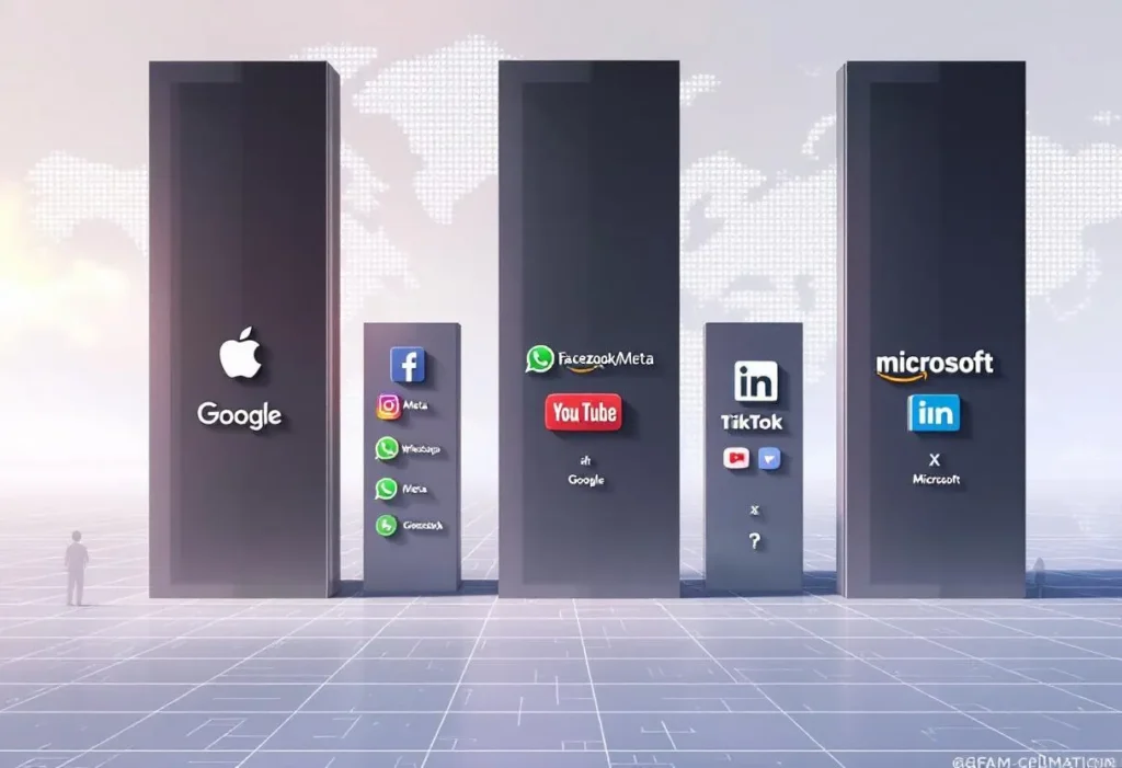 à quel gafam ces réseaux sociaux appartiennent-ils