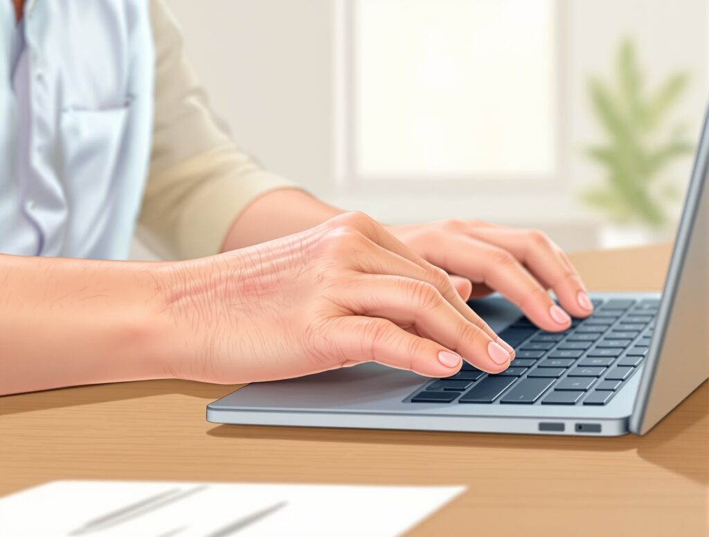 peut on travailler avec une algodystrophie de la main